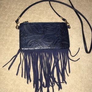 Free People Leather Crossbody Purse